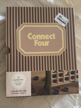 Hearth & Hand Connect Four Game - Brown, Red, Blue